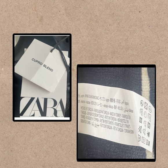 Zara silky floral blouse. Size XL. - Picture 5 of 5